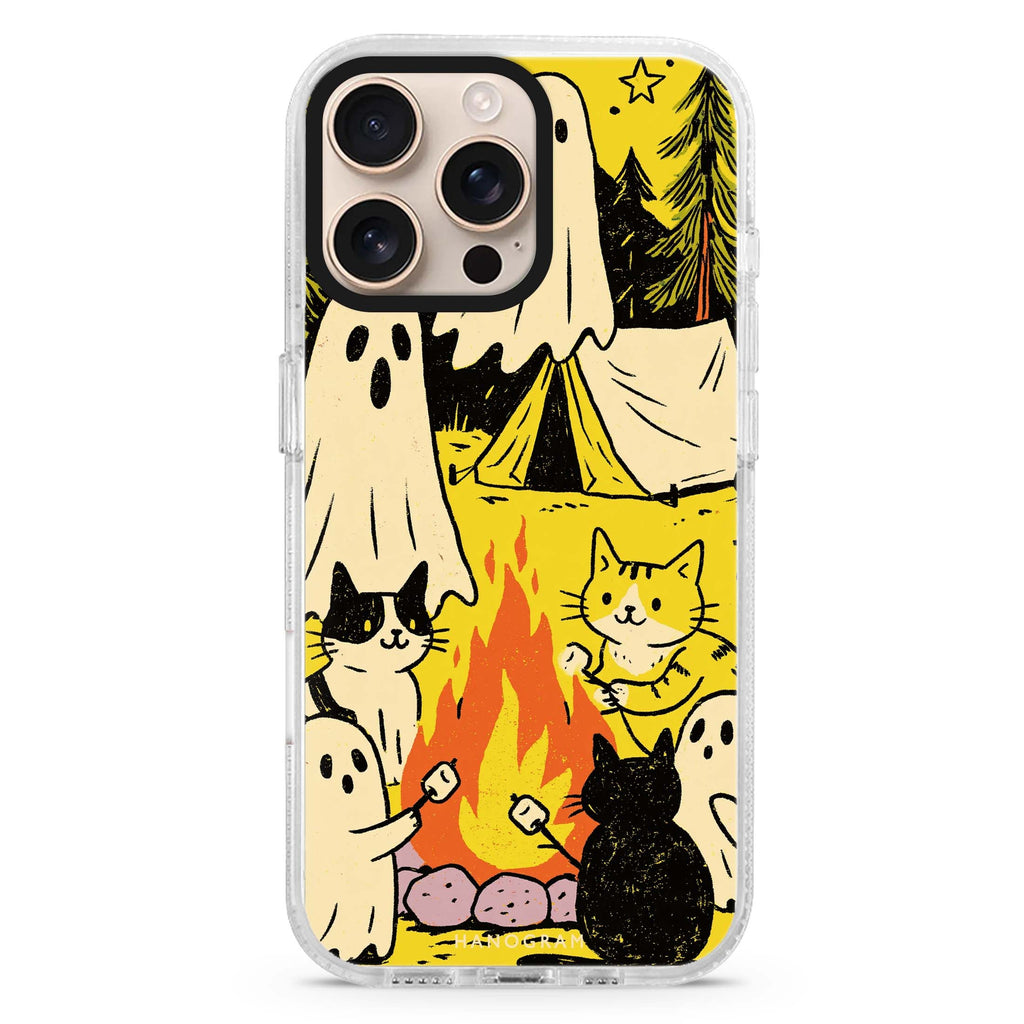 Campfire with the Ghosts MagSafe Compatible Ultra Clear Case for iPhone 16 Pro Max - main view