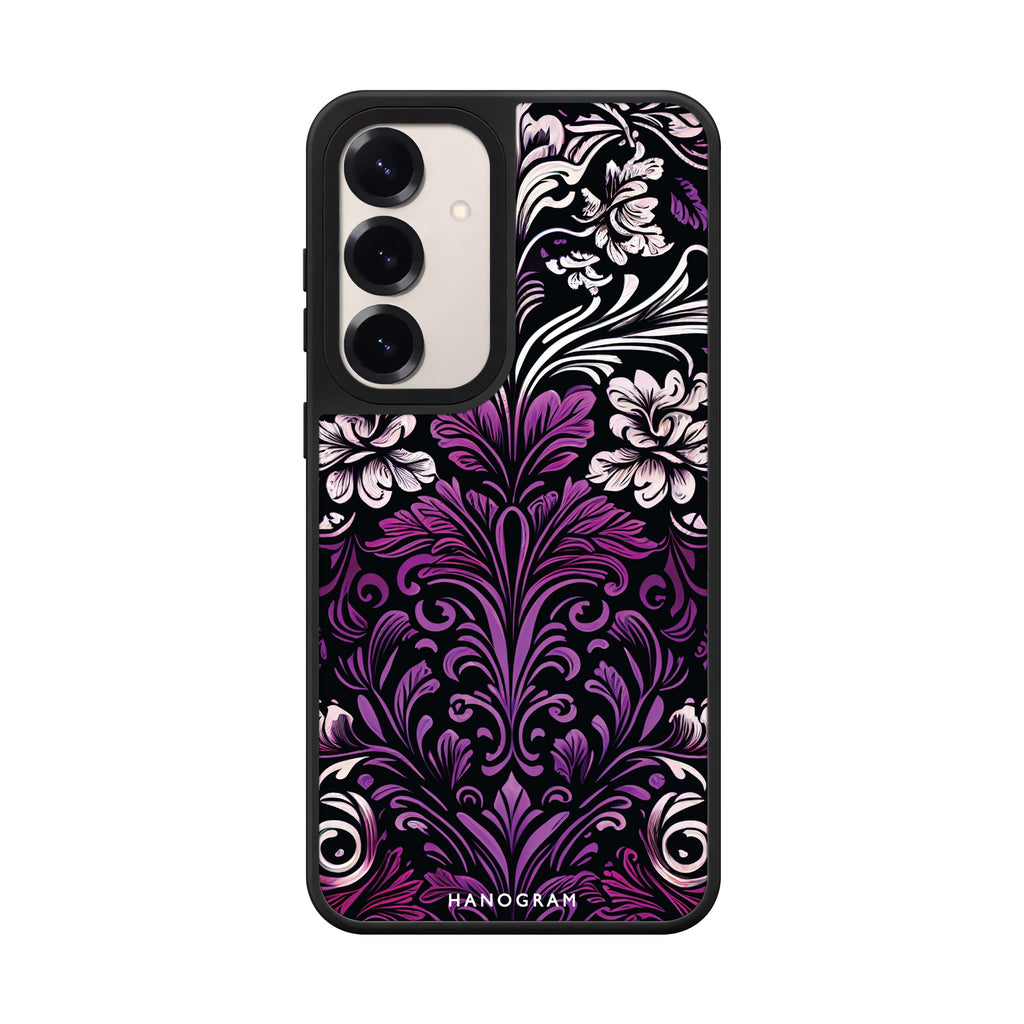 Floral Style 7 Samsung Galaxy mirror case front view