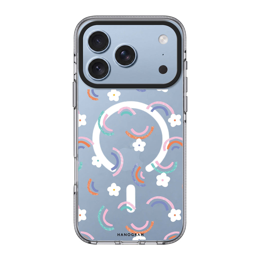 Rainbow Floral Ultra Clear Case