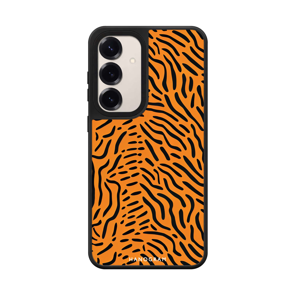 Leopard Print Style 1 Samsung Galaxy mirror case front view