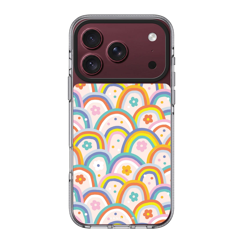 Colourful Rainbow Floral Ultra Clear Case