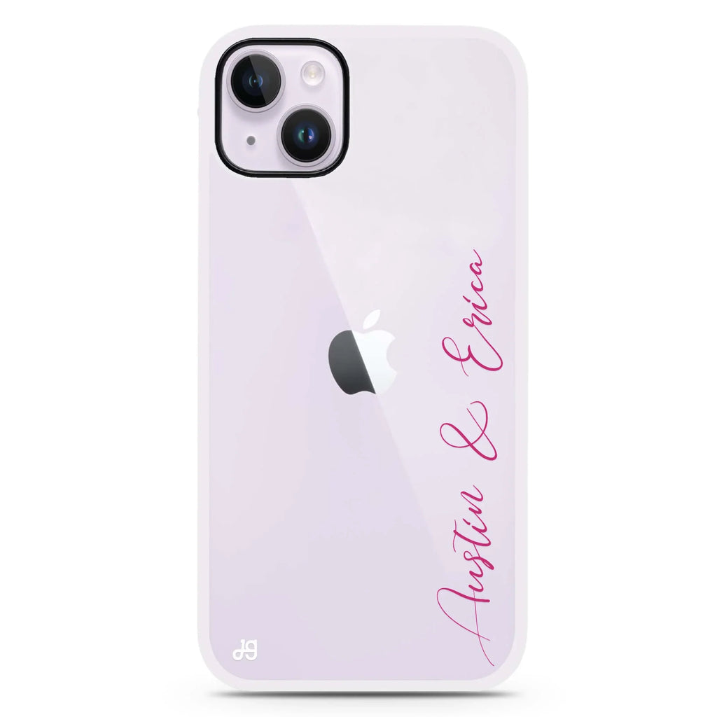 Handwritten You And Me iPhone 15 Impact Guard Bumper Case