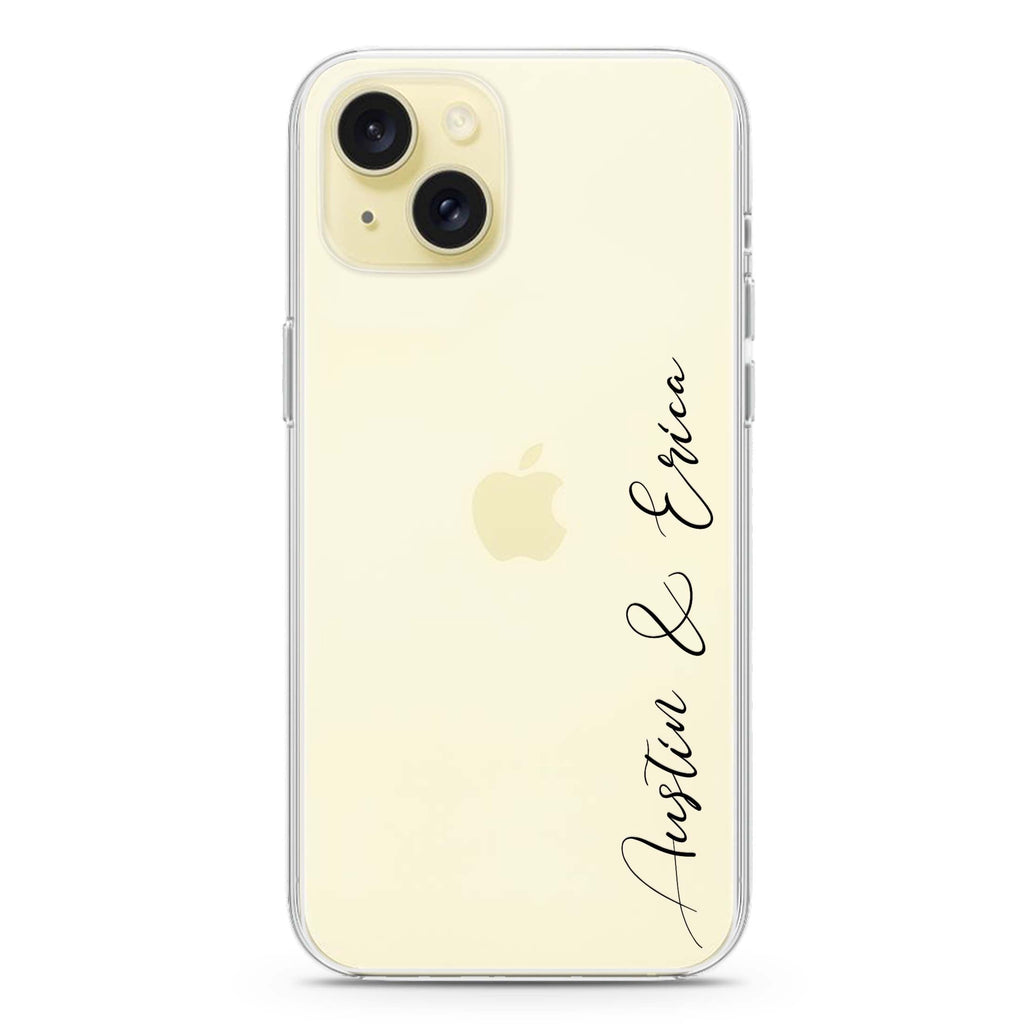 Handwritten You And Me iPhone Ultra Clear Case