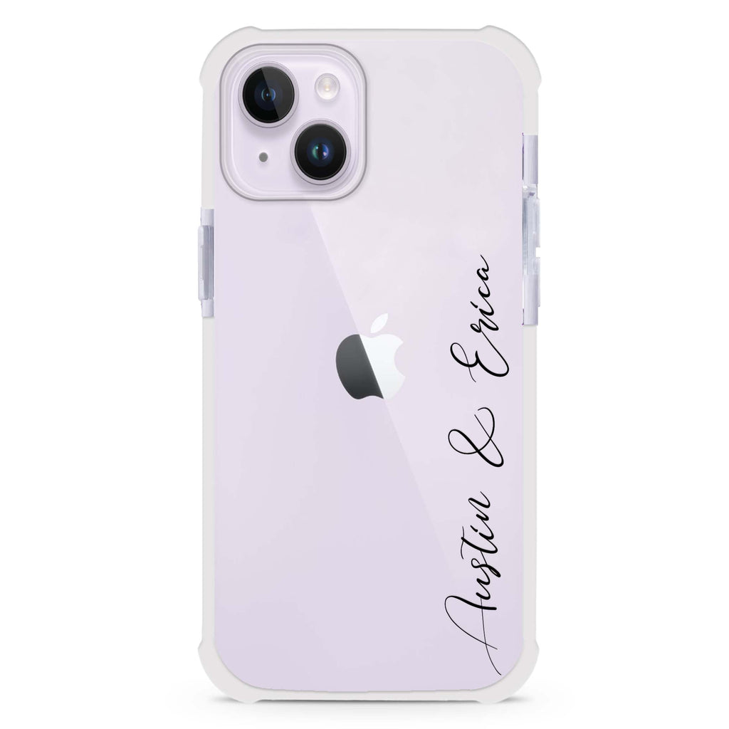Handwritten You And Me iPhone 15 Plus Ultra Shockproof Case