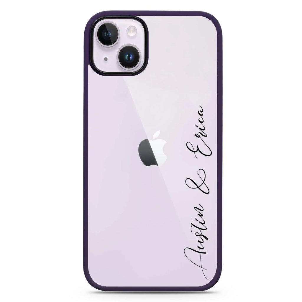 Handwritten You And Me iPhone 15 Plus Impact Guard Bumper Case