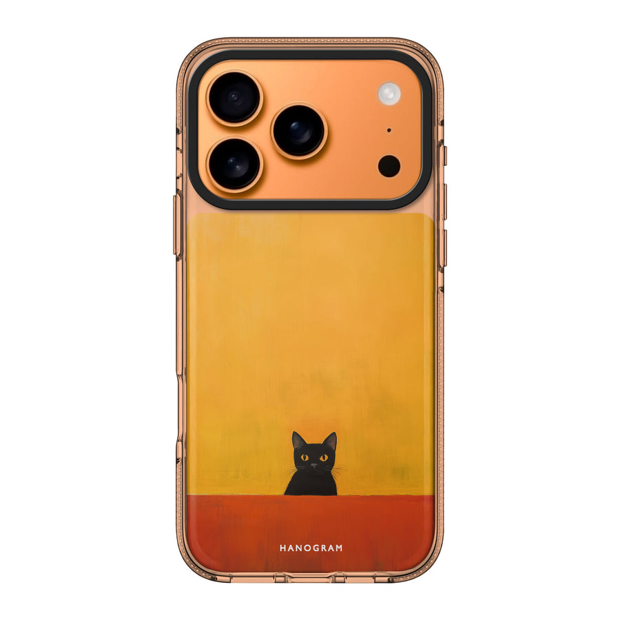 Minimalist Meow cat animal cute minimalist iPhone 17 Pro Max ultra clear case