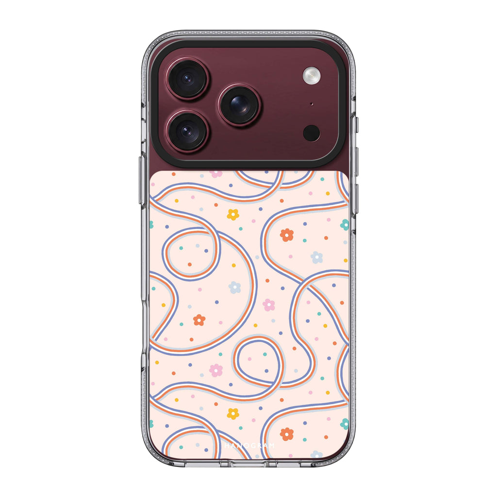 Floral & Line Ultra Clear Case