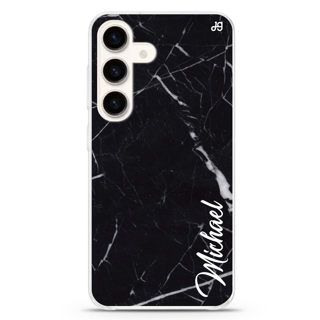 Black Marble – Deep Love Samsung Galaxy Ultra Clear Case