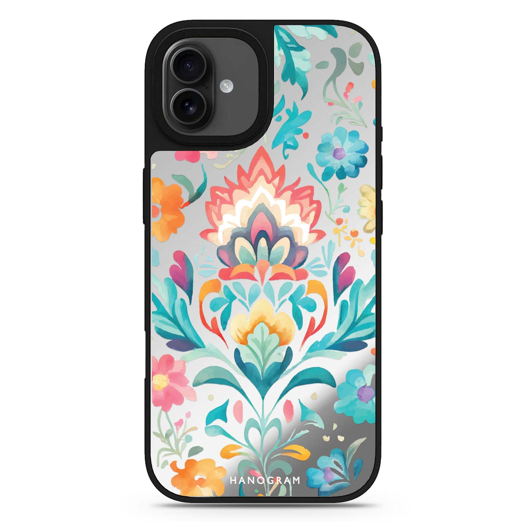 Watercolor Floral abstract art iPhone 17 mirror case