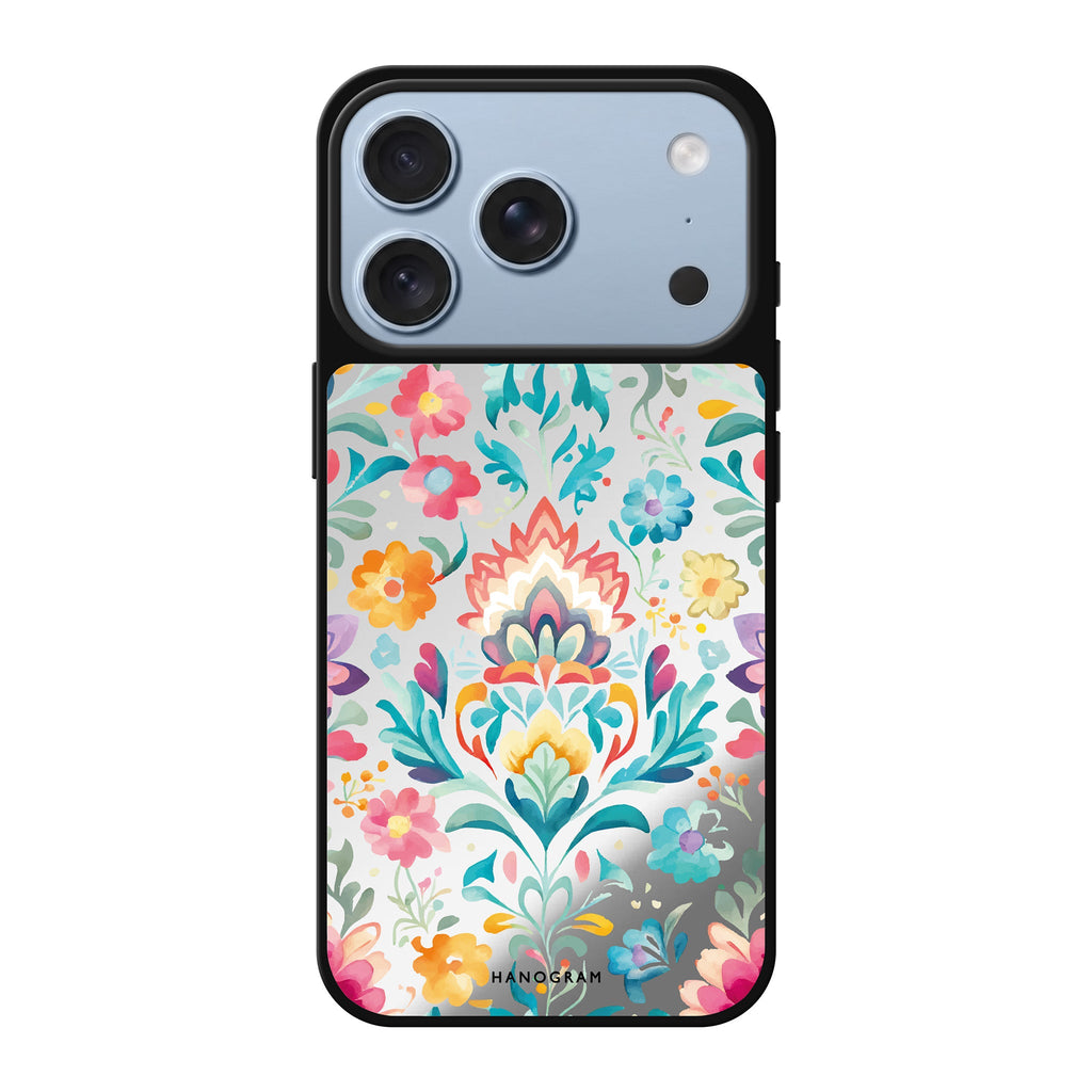 Watercolor Floral spring flower floral watercolor iPhone 18 Pro Max mirror case