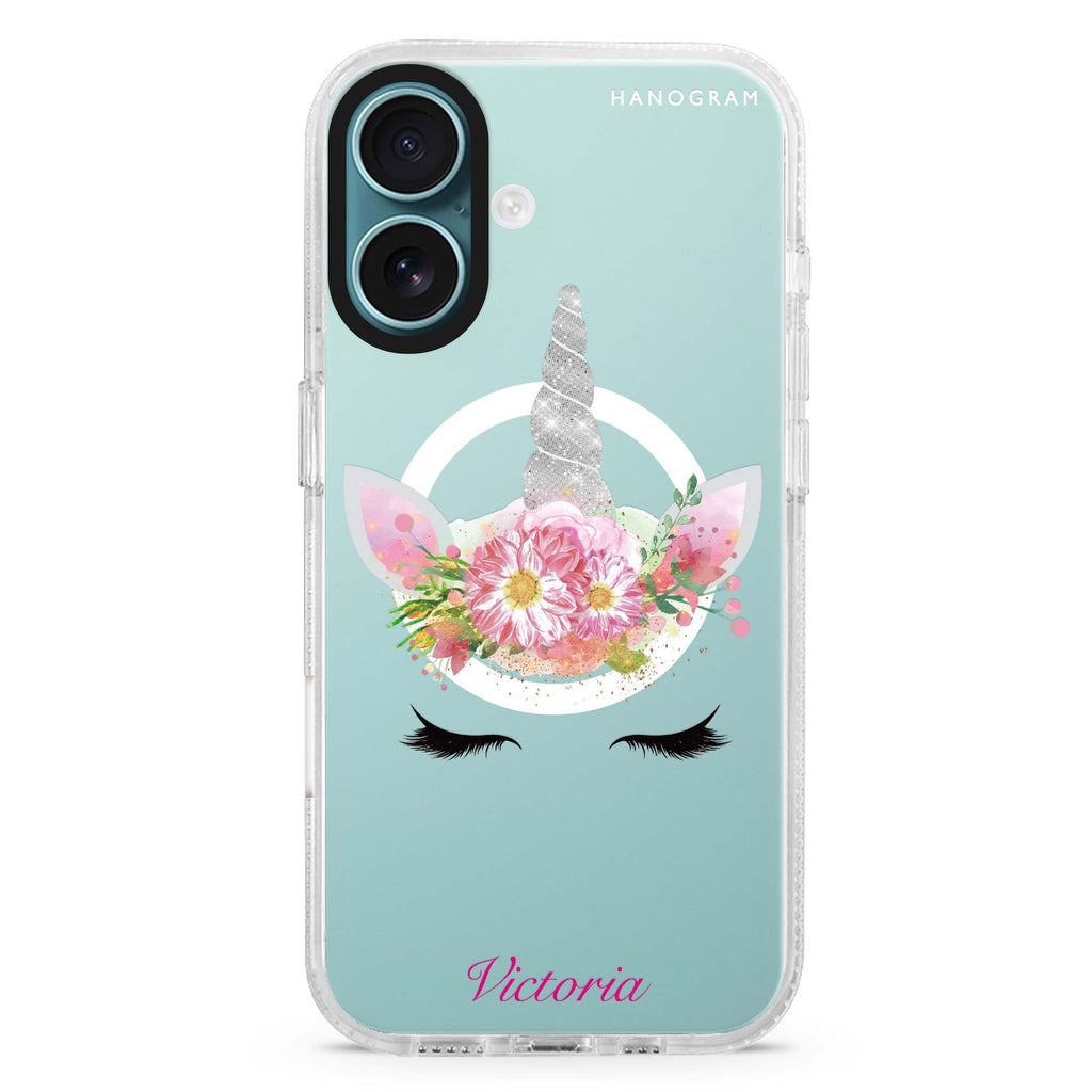 Unicorn's Brow MagSafe Compatible iPhone 16 Ultra Clear Case - Personalized and Stylish Protection