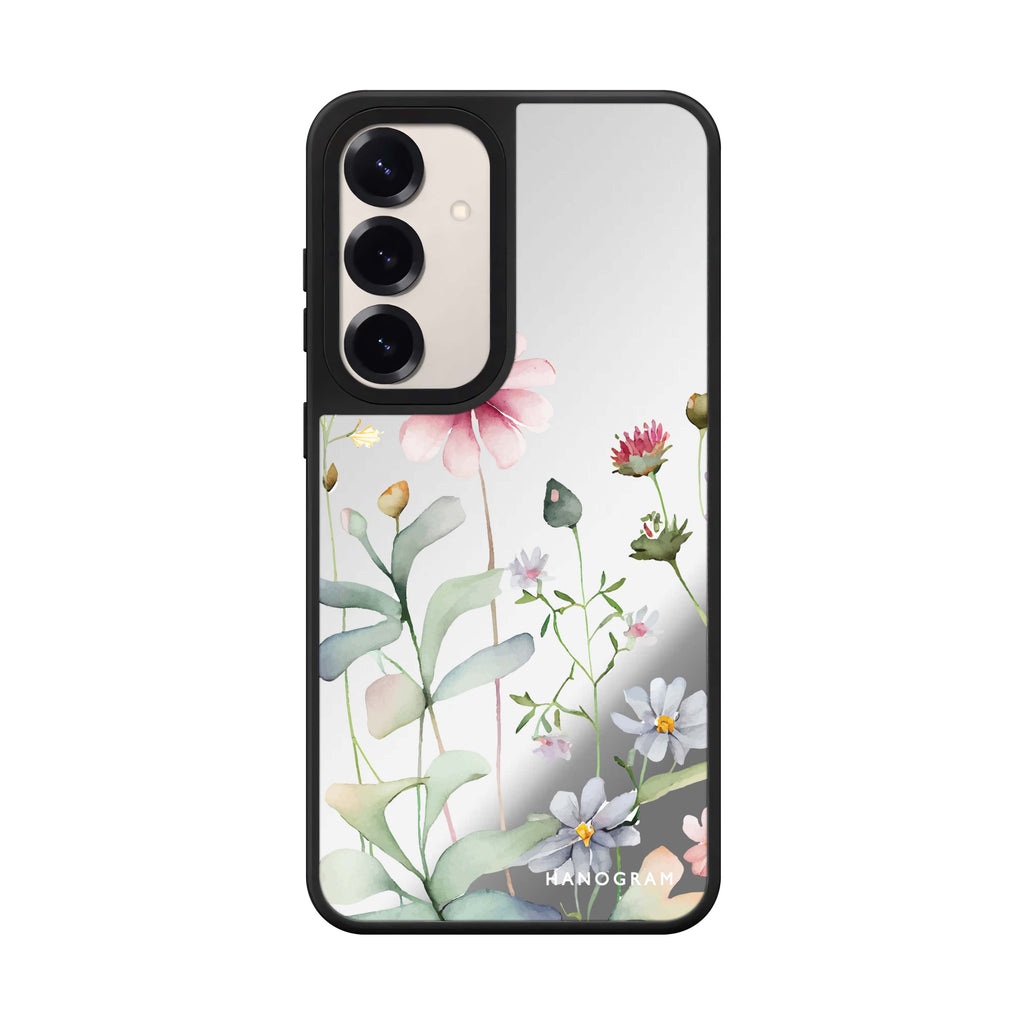 Floral Style 8 Samsung Galaxy mirror case front view