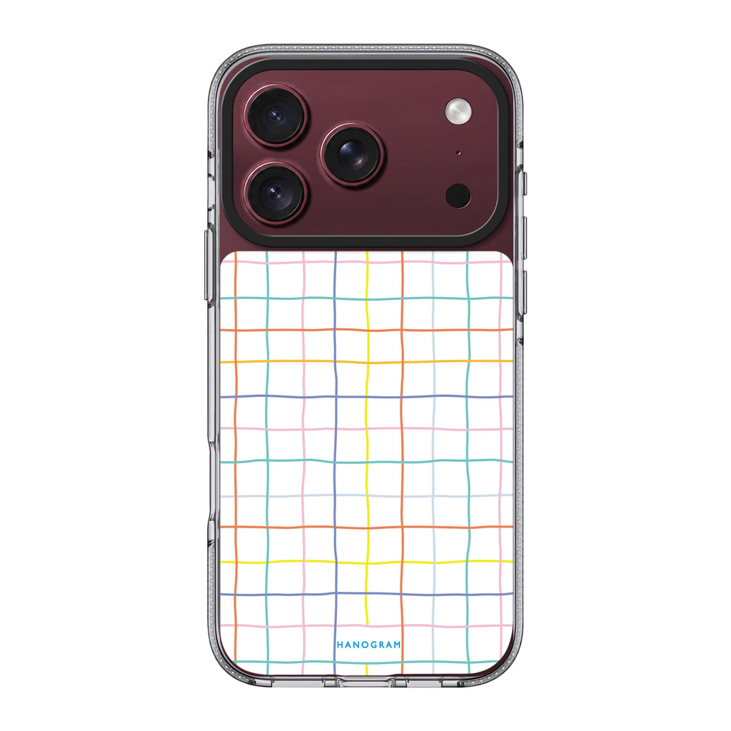 Colourful Checked Pattern Ultra Clear Case