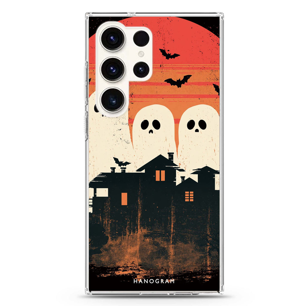 Specters at Sundown Samsung Galaxy Ultra Clear Case — front view