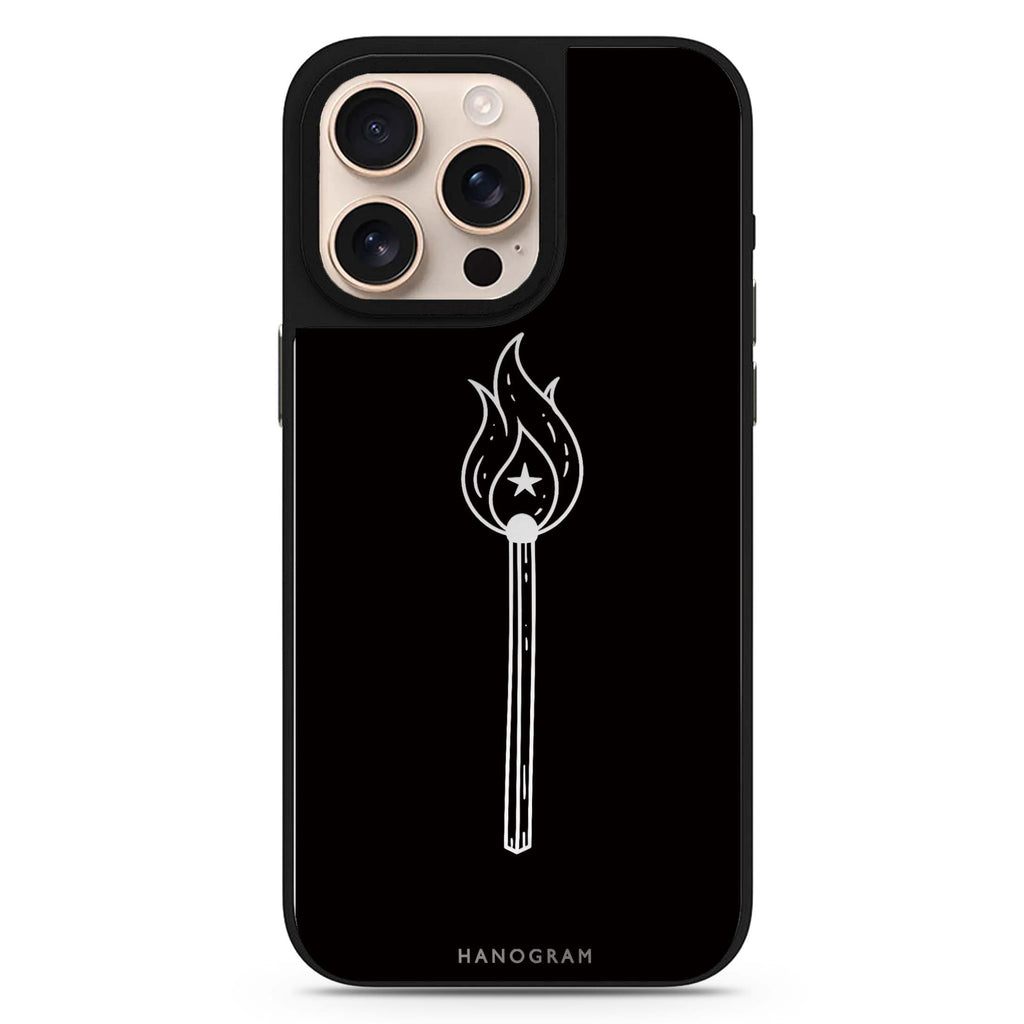 Midnight Matchlight MagSafe Compatible Mirror Case – design view 1
