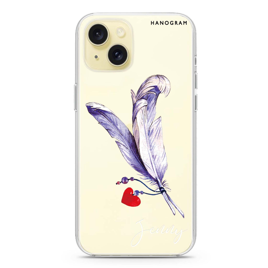Feather iPhone 15 plus Ultra Clear Case