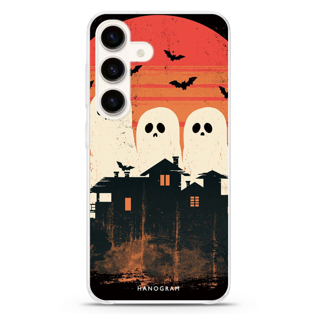 Specters at Sundown Samsung Galaxy Ultra Clear Case — front view