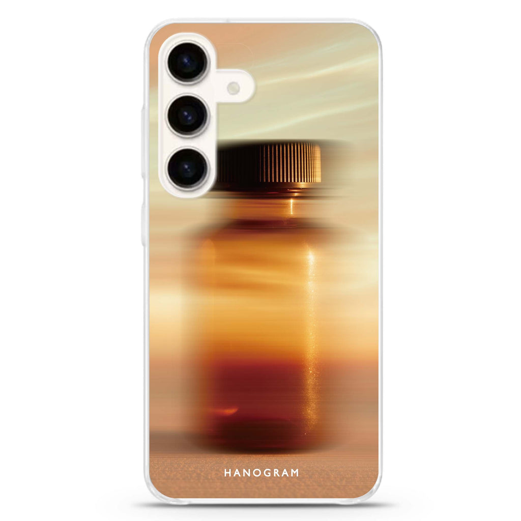 Golden Blur Samsung Galaxy Ultra Clear Case