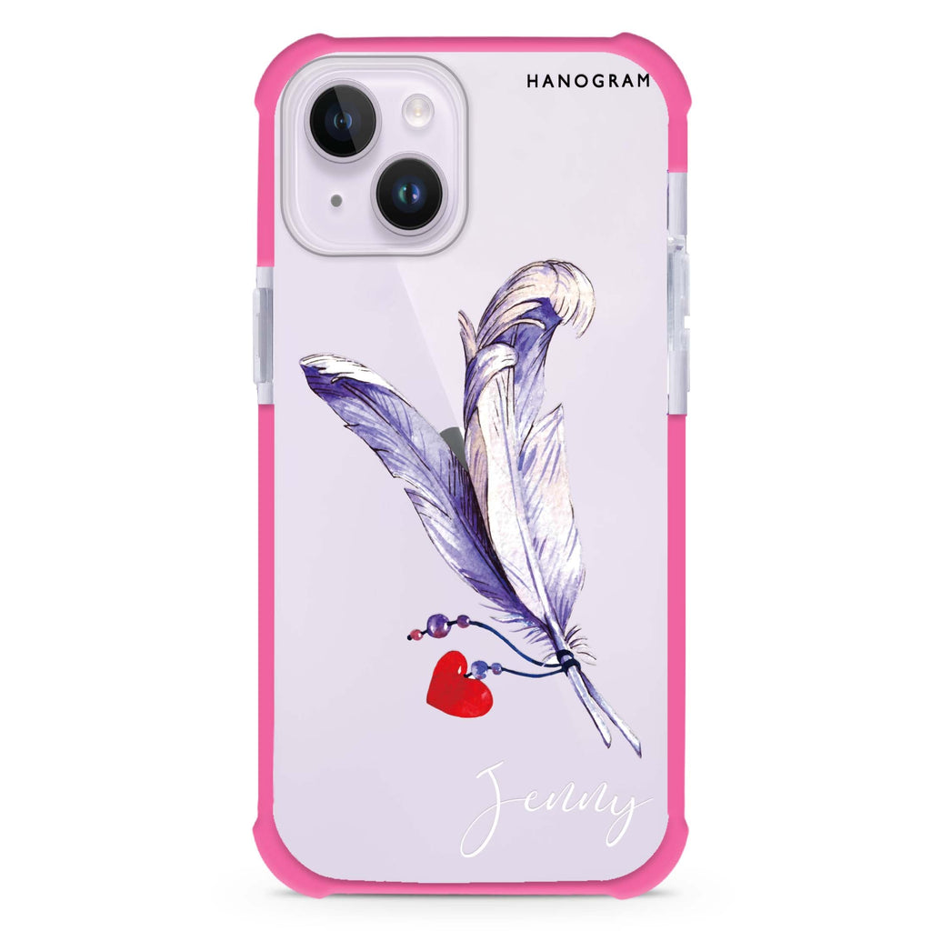 Feather Love iPhone 15 Plus Ultra Shockproof Case