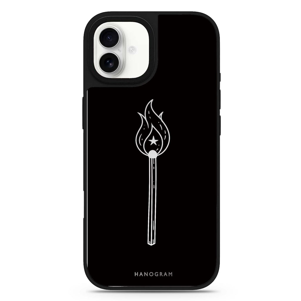Midnight Matchlight iPhone 17 Mirror Case - View 1