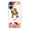 Bouqet Flower Monogram MagSafe Compatible Ultra Clear Case