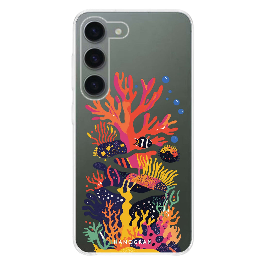 Groovy Reef Samsung Galaxy Ultra Clear Case