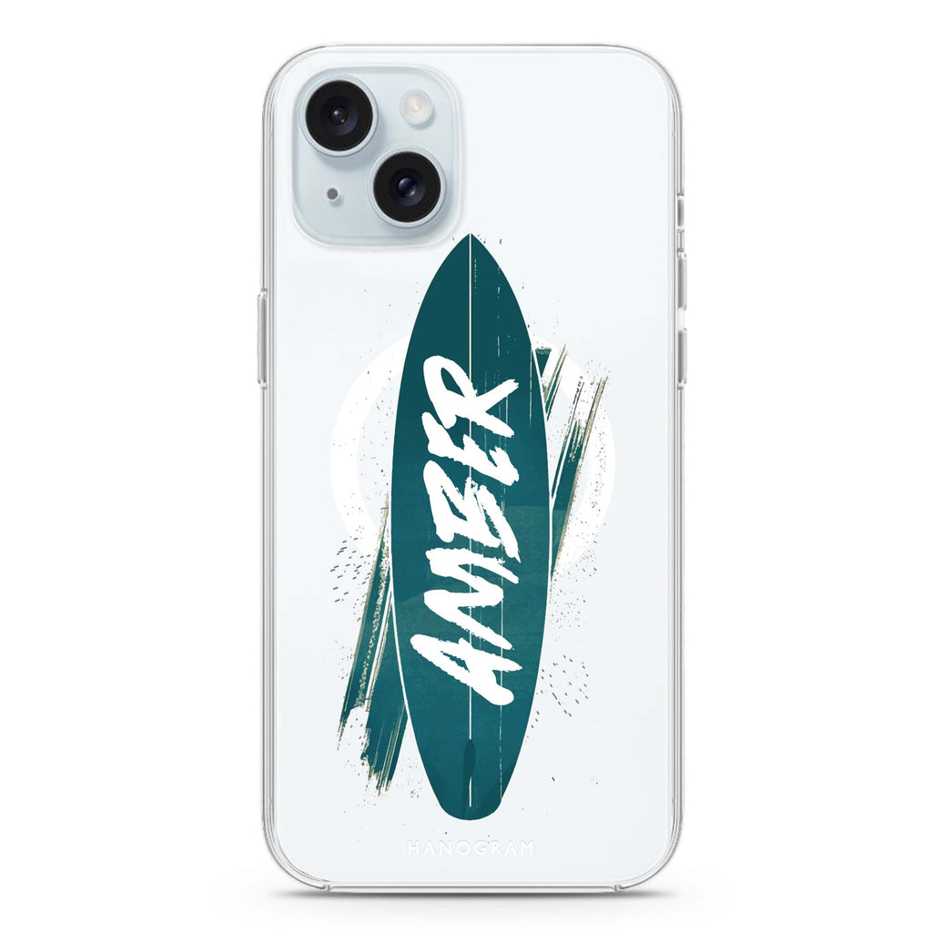 Surf's Up iPhone 15 Plus MagSafe Compatible Ultra Clear Case