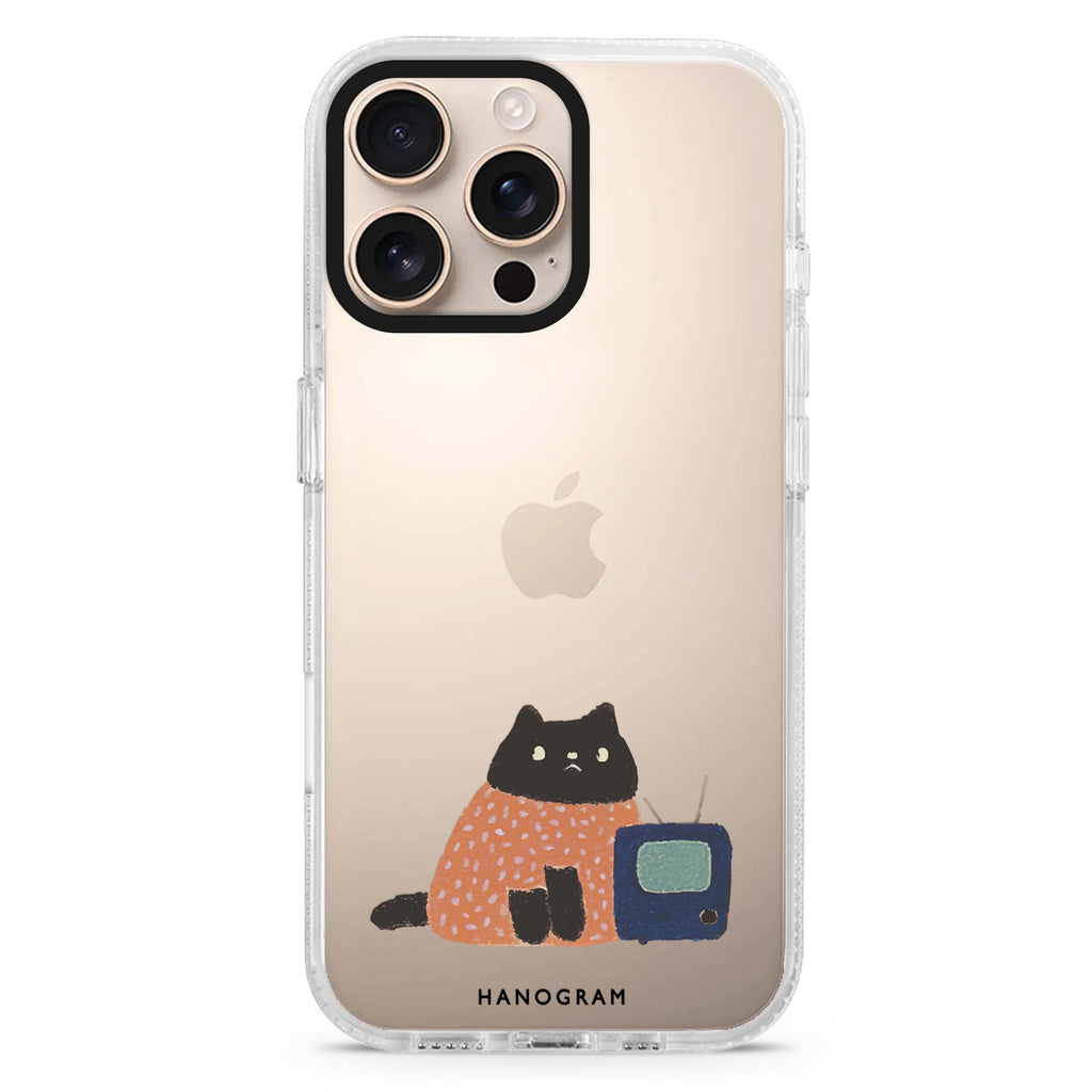 Whiskerflix Night iPhone Ultra Clear Case