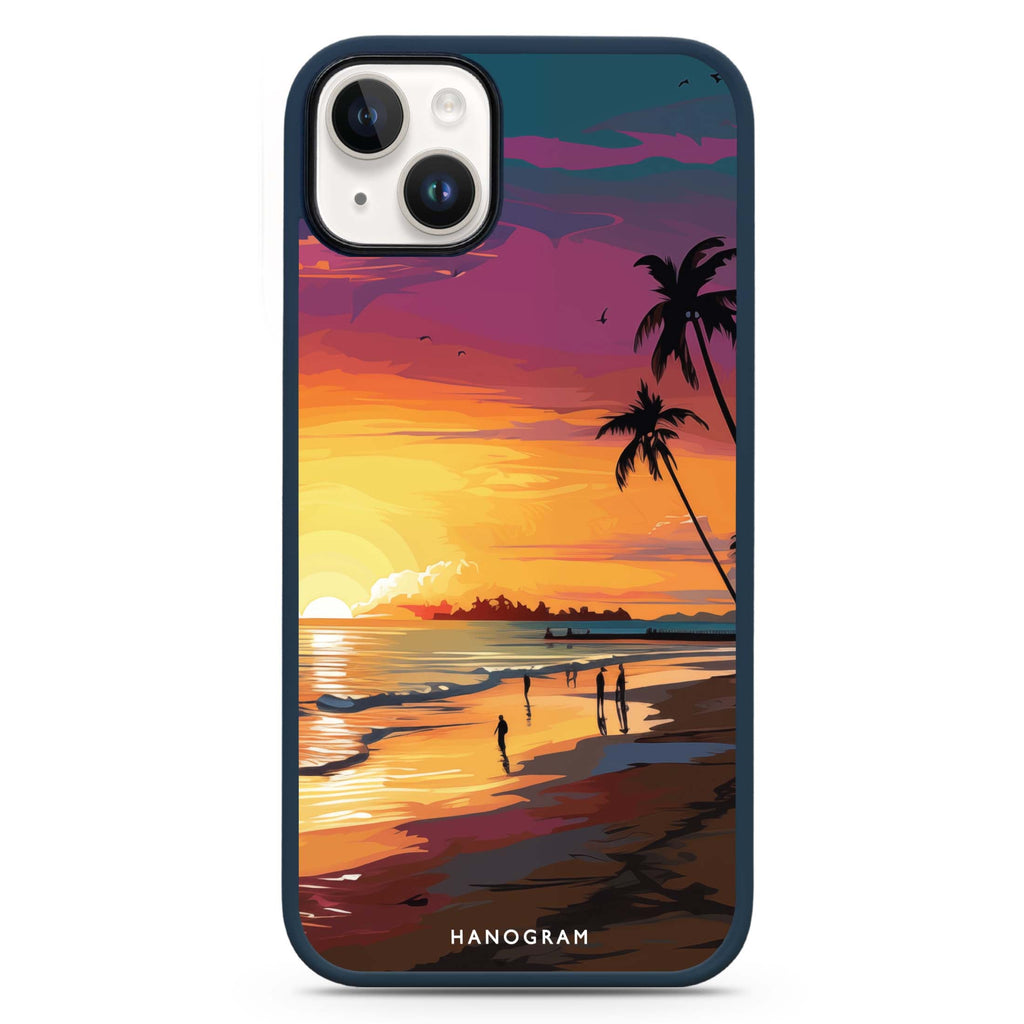 Sunset Glow iPhone 15 Impact Guard Bumper Case