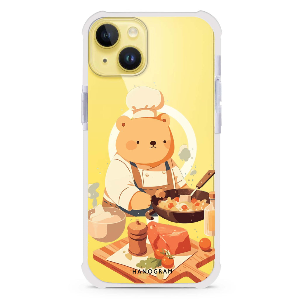 Culinary Bear iPhone 15 Plue MagSafe Compatible Ultra Shockproof Case