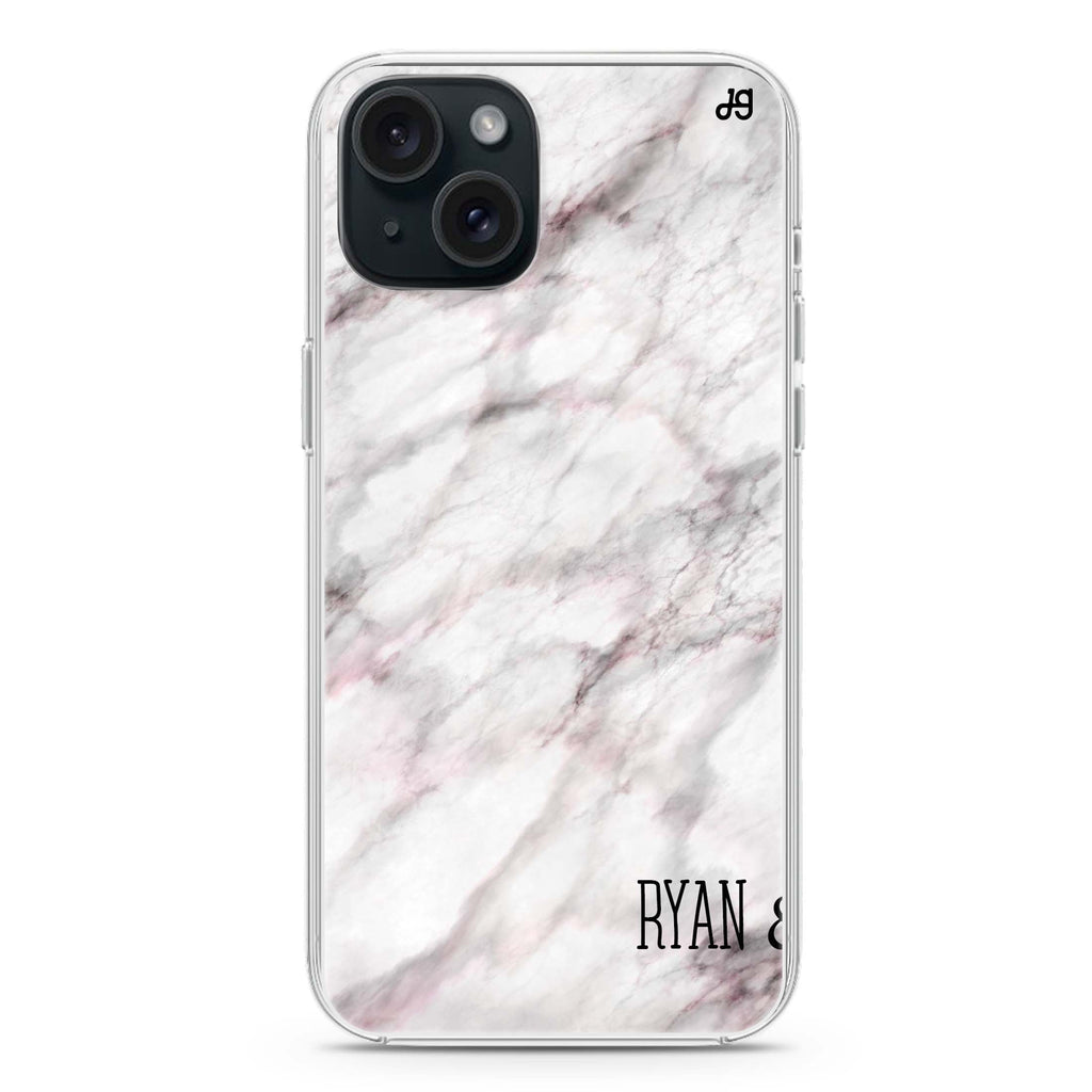 White Marble iPhone Ultra Clear Case