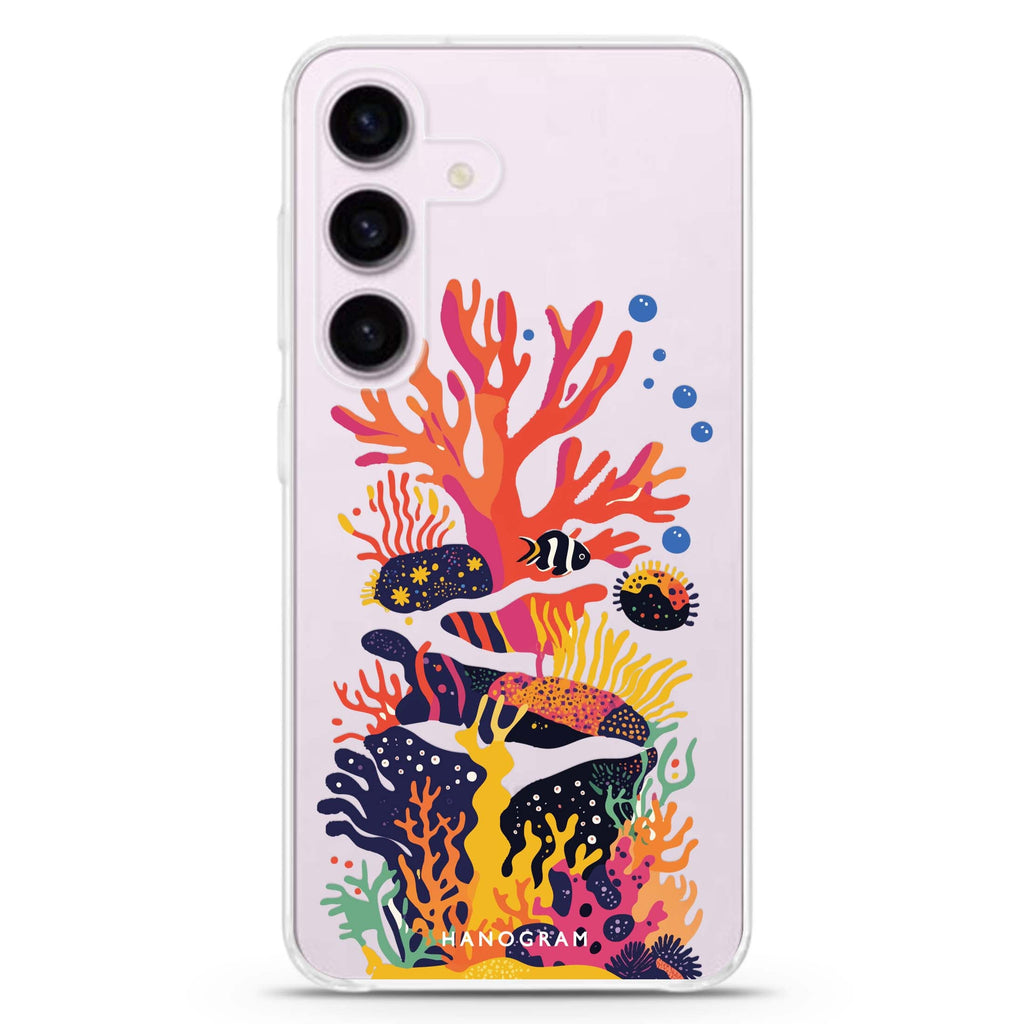 Groovy Reef Samsung Galaxy Ultra Clear Case