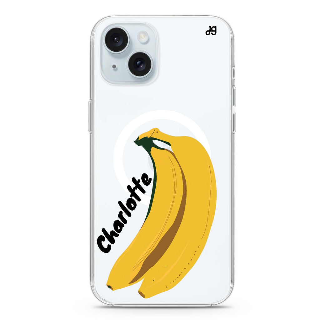 Banana Breeze iPhone 15 Plus MagSafe Compatible Ultra Clear Case