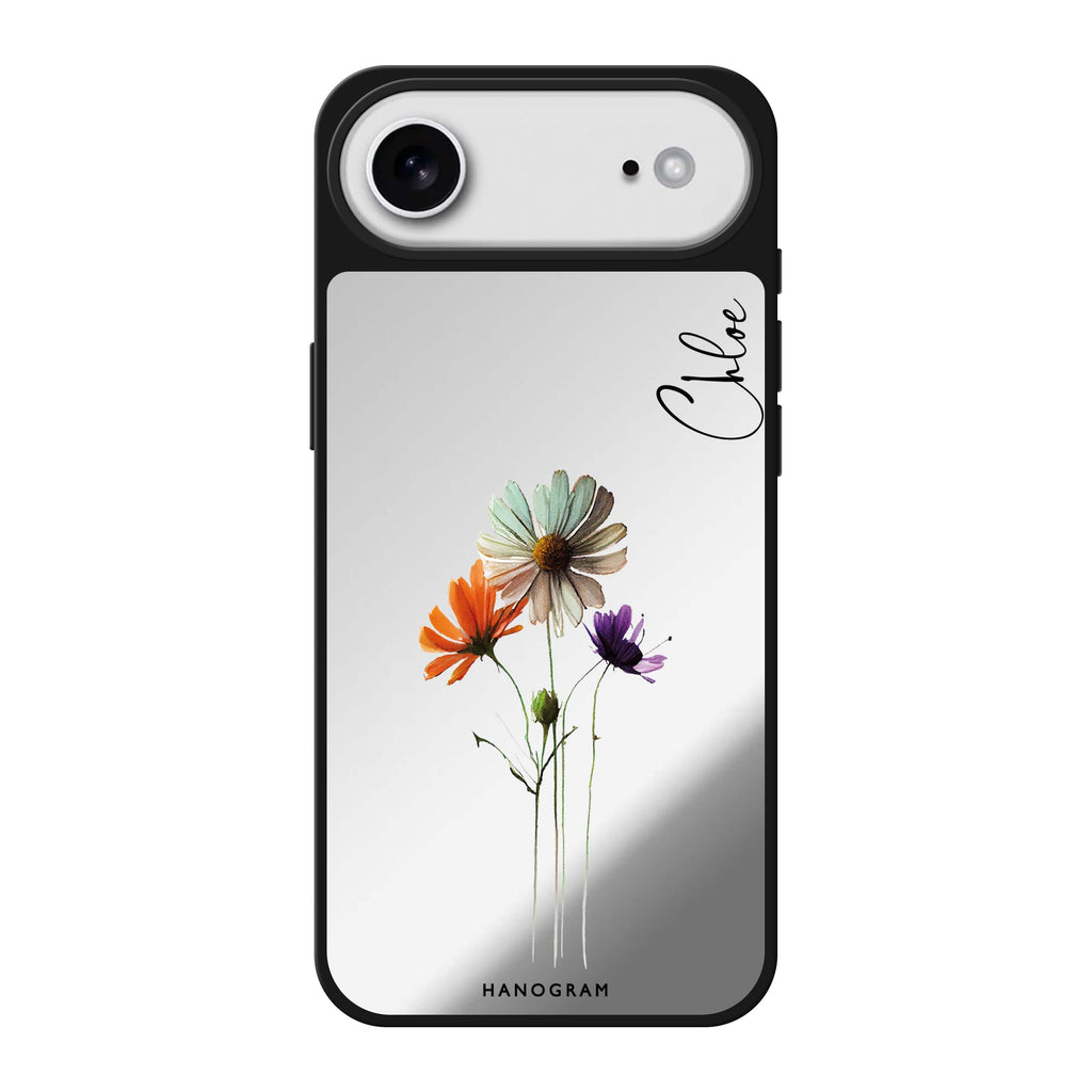 A watercolour floral 鏡面手機殼