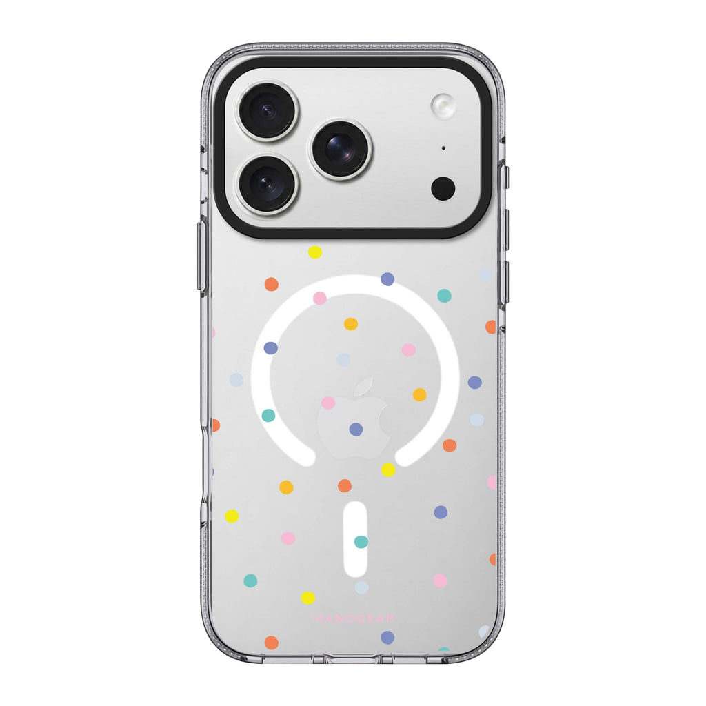 Colourful Dot Pattern Ultra Clear Case