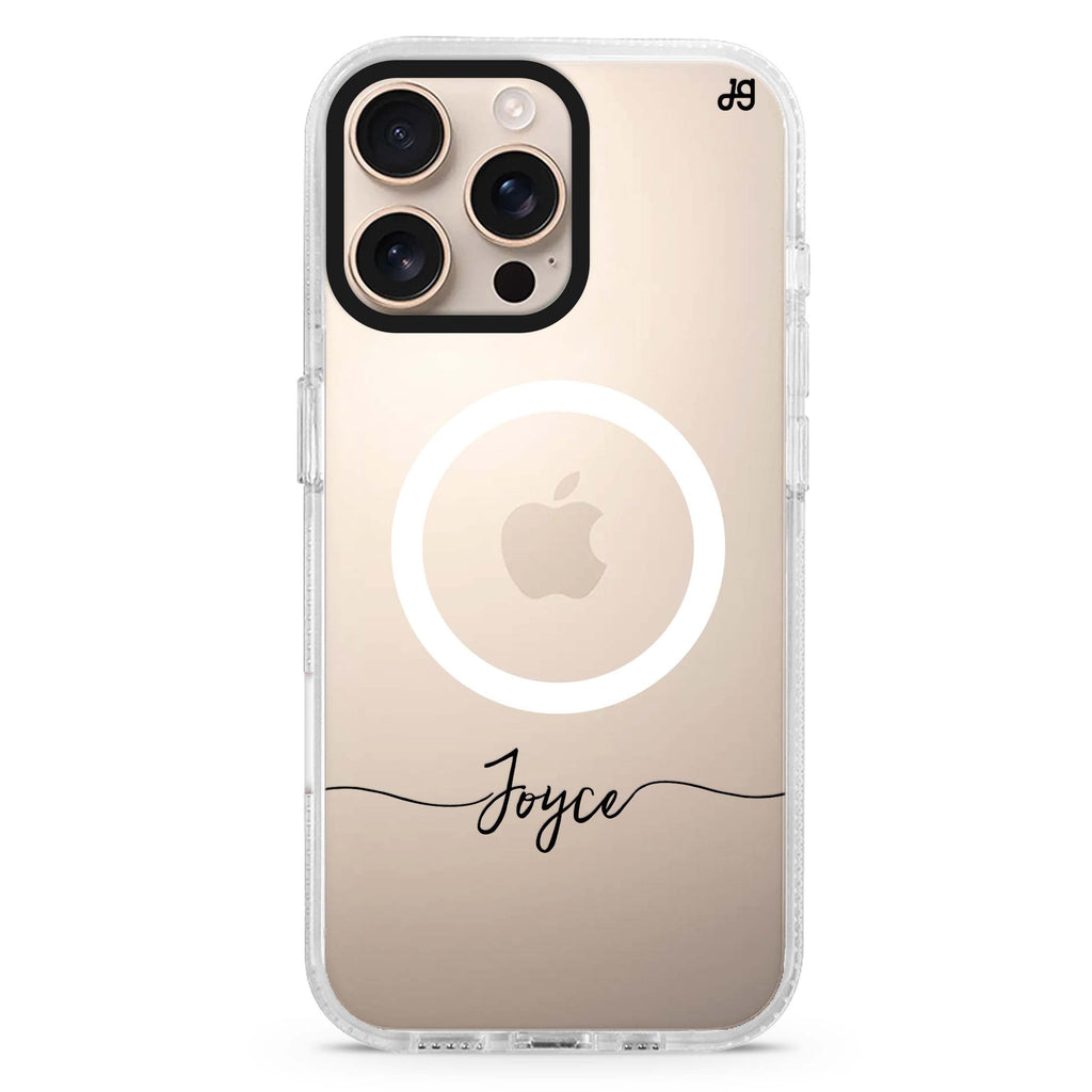 Black And White Marble MagSafe Compatible iPhone 16 Pro Ultra Clear Case - Personalized and Stylish Protection