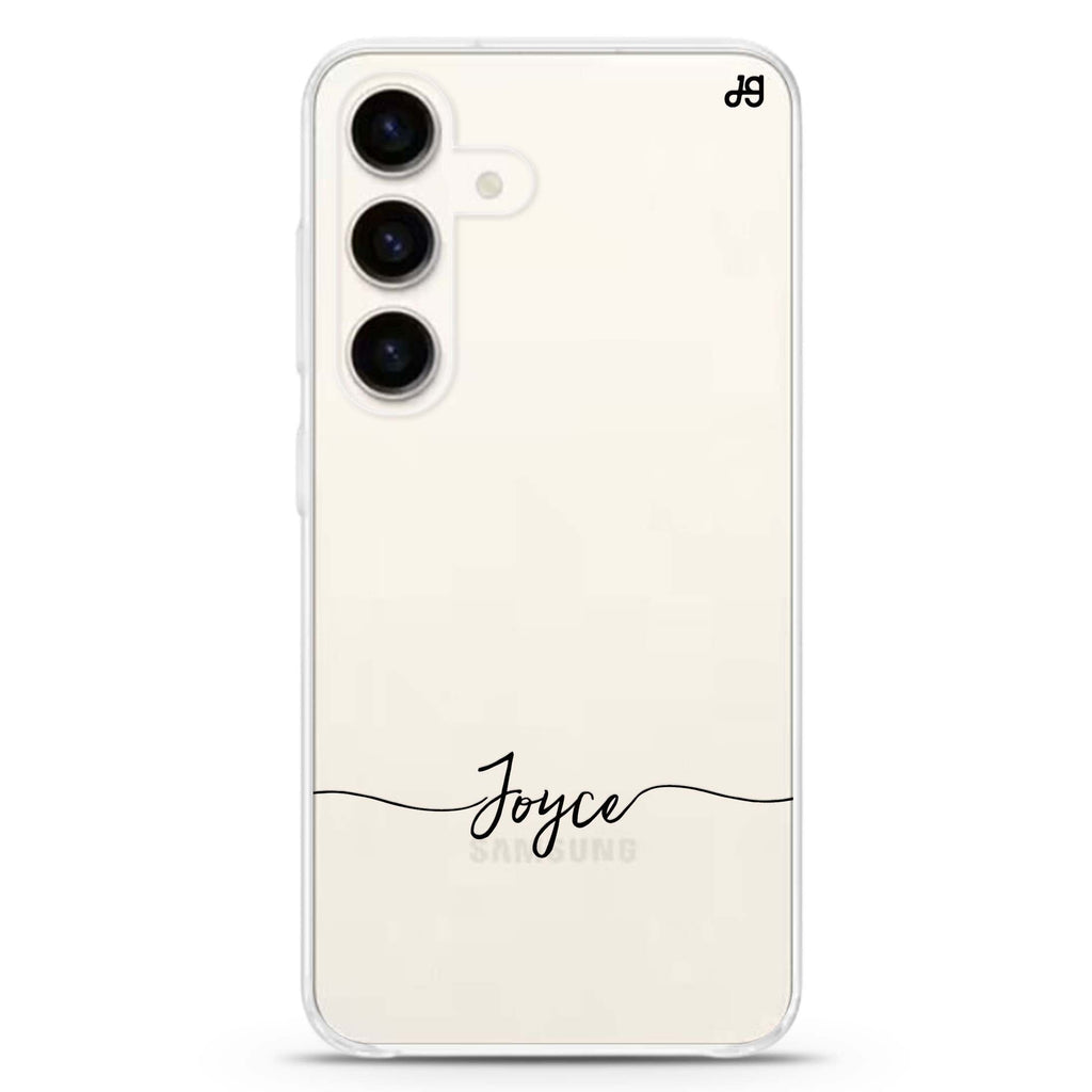 Initial handwritten Samsung Galaxy Ultra Clear Case