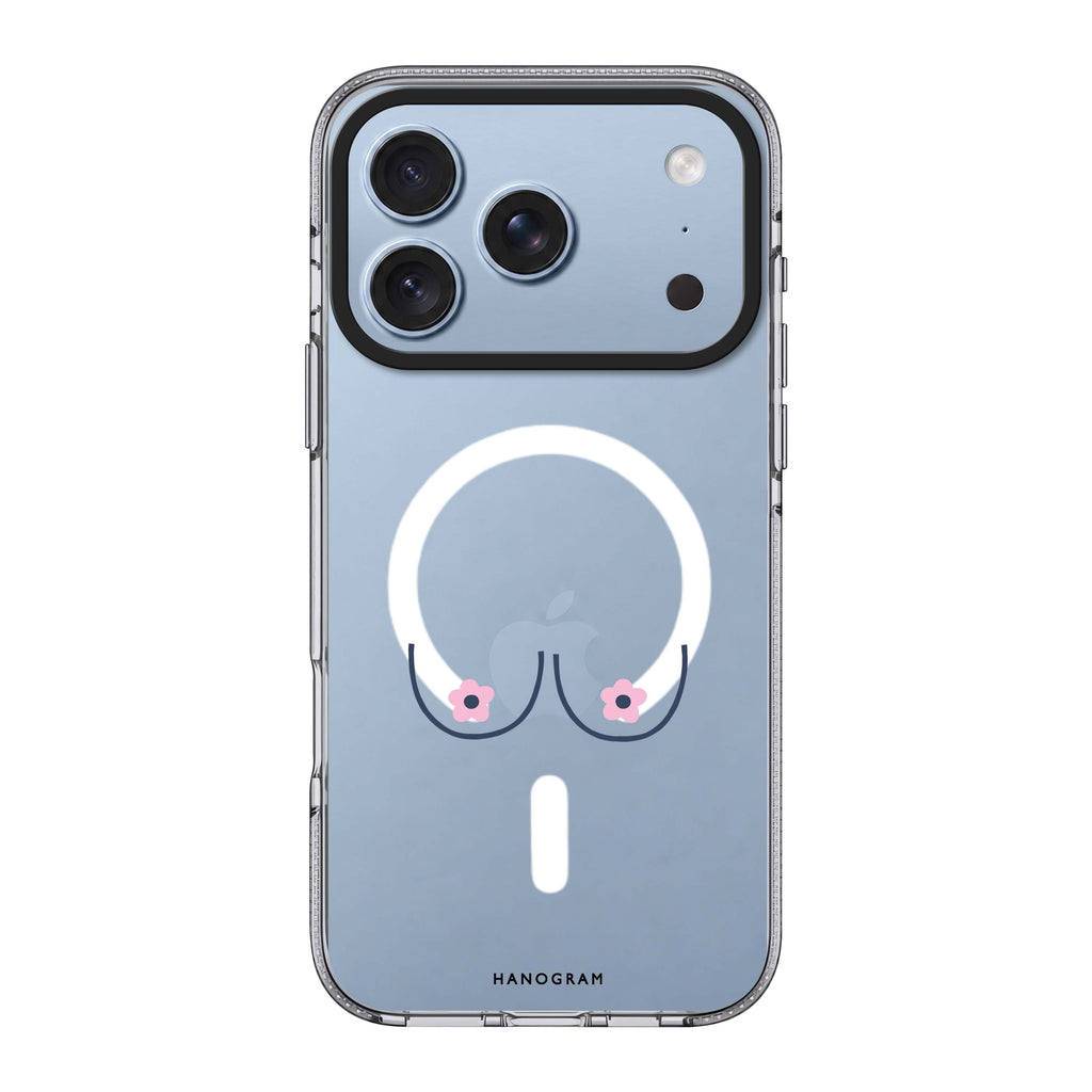 Floral Breast Ultra Clear Case