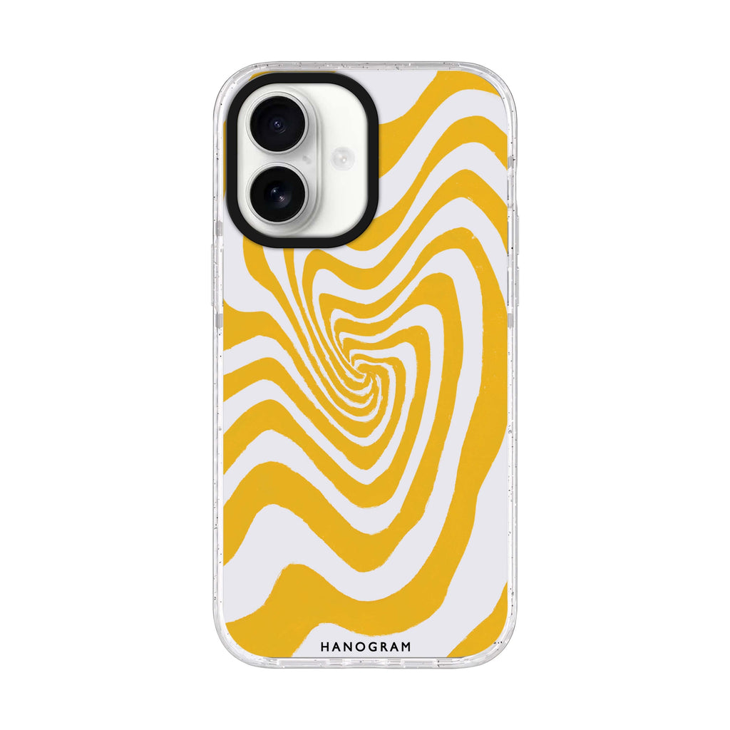 Abstract Paint Pattern Style 3 iPhone 17 ultra clear MagSafe case, front product view