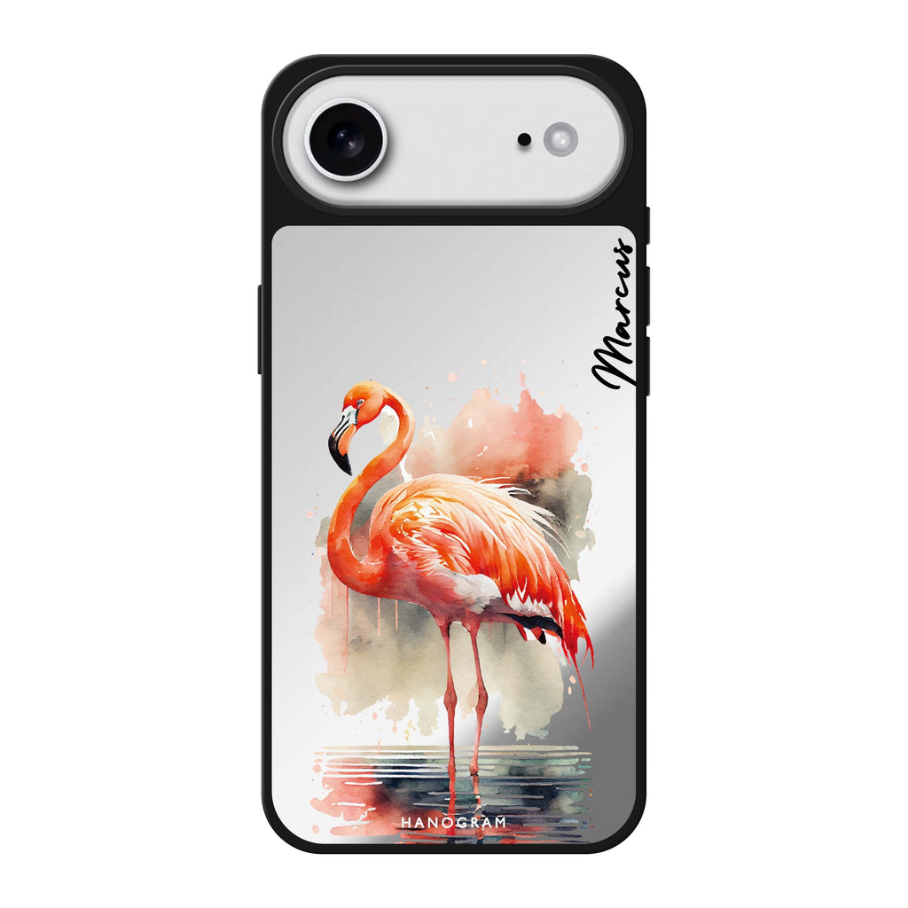 Flamingo in water 鏡面手機殼