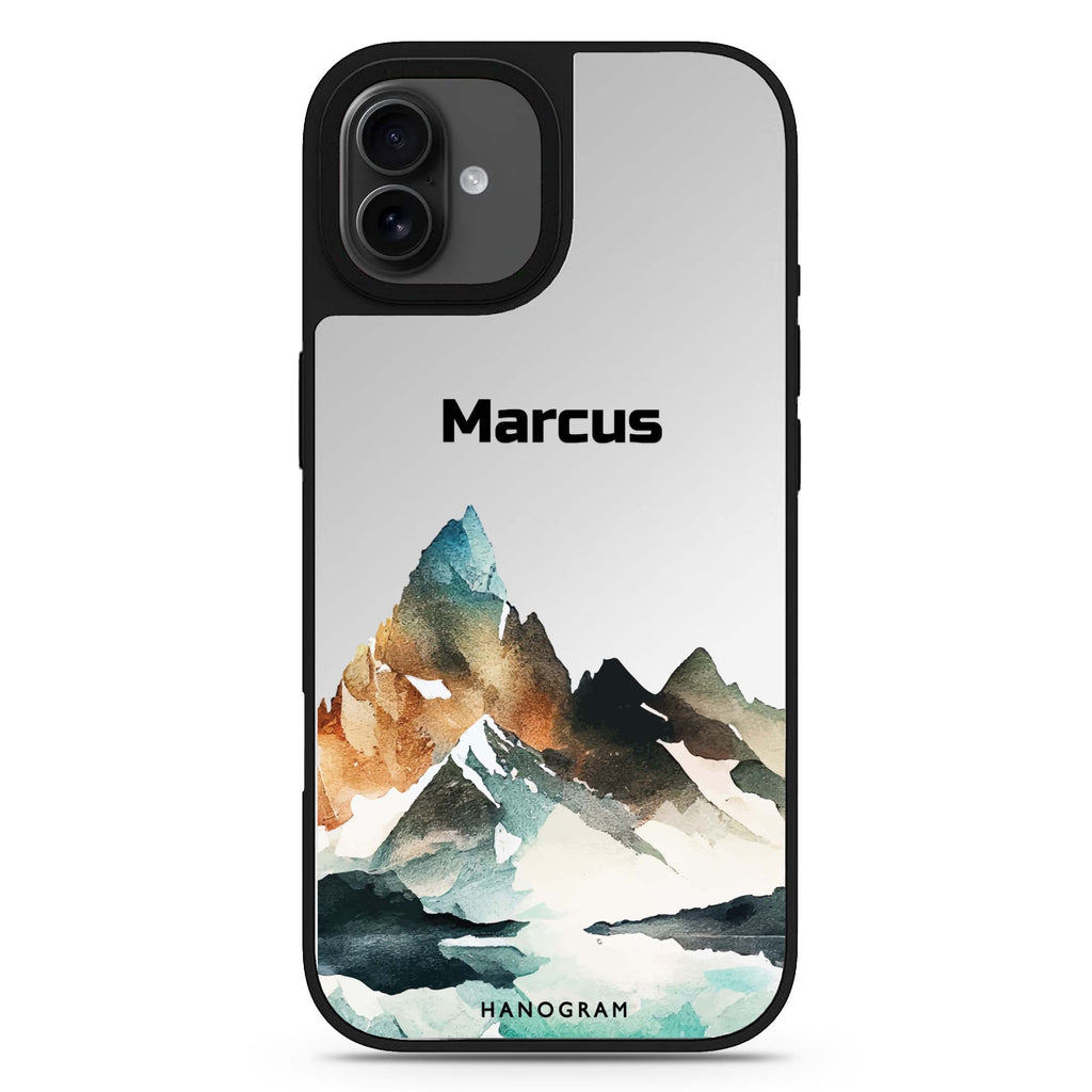 Hills personalized name iPhone 17 mirror case