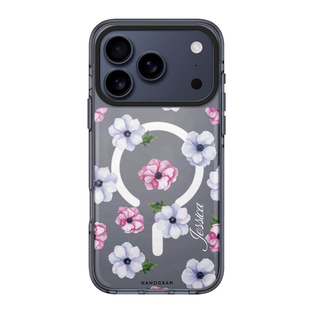 Ideal floral personalized name flower floral spring iPhone 17 Pro Max ultra clear case