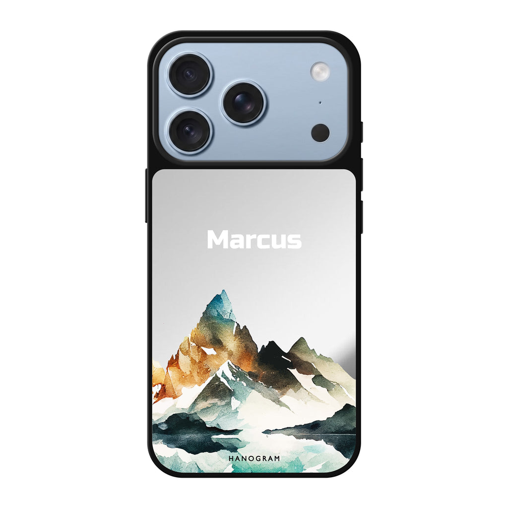 Hills personalized name nature iPhone 18 Pro Max mirror case