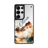 Custom Hills Drawing Samsung Galaxy S25 S24 S23 Ultra mirror case, front view