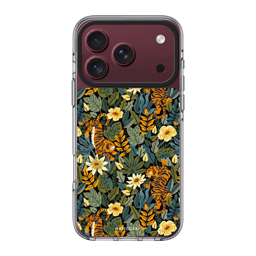 Tiger & Floral Ultra Clear Case