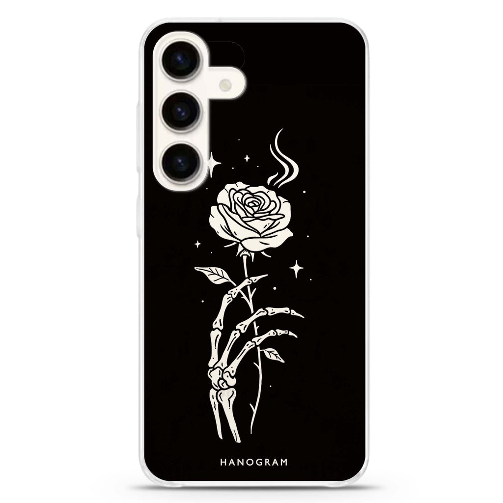 A Rose Beyond Time Samsung Galaxy Ultra Clear Case — front view