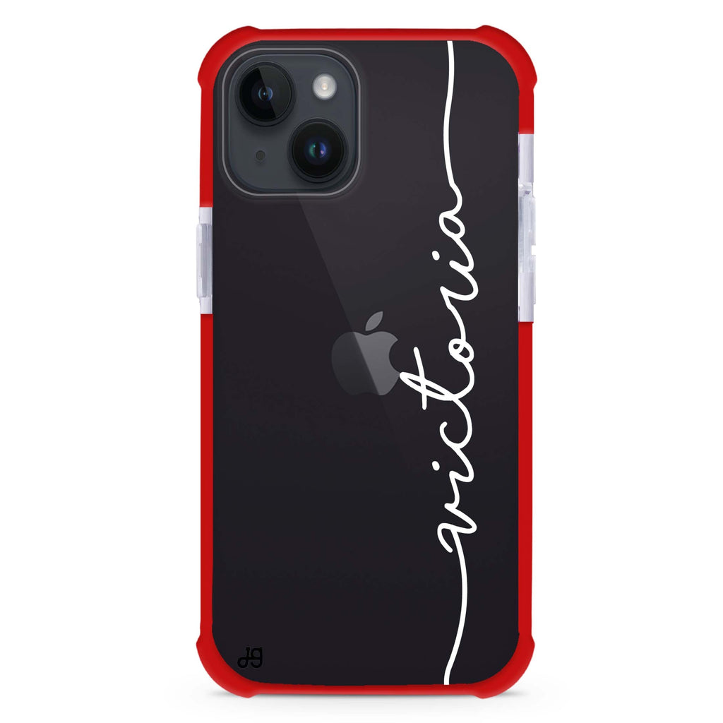 Vertical Handwritten II iPhone 15 Plus Ultra Shockproof Case