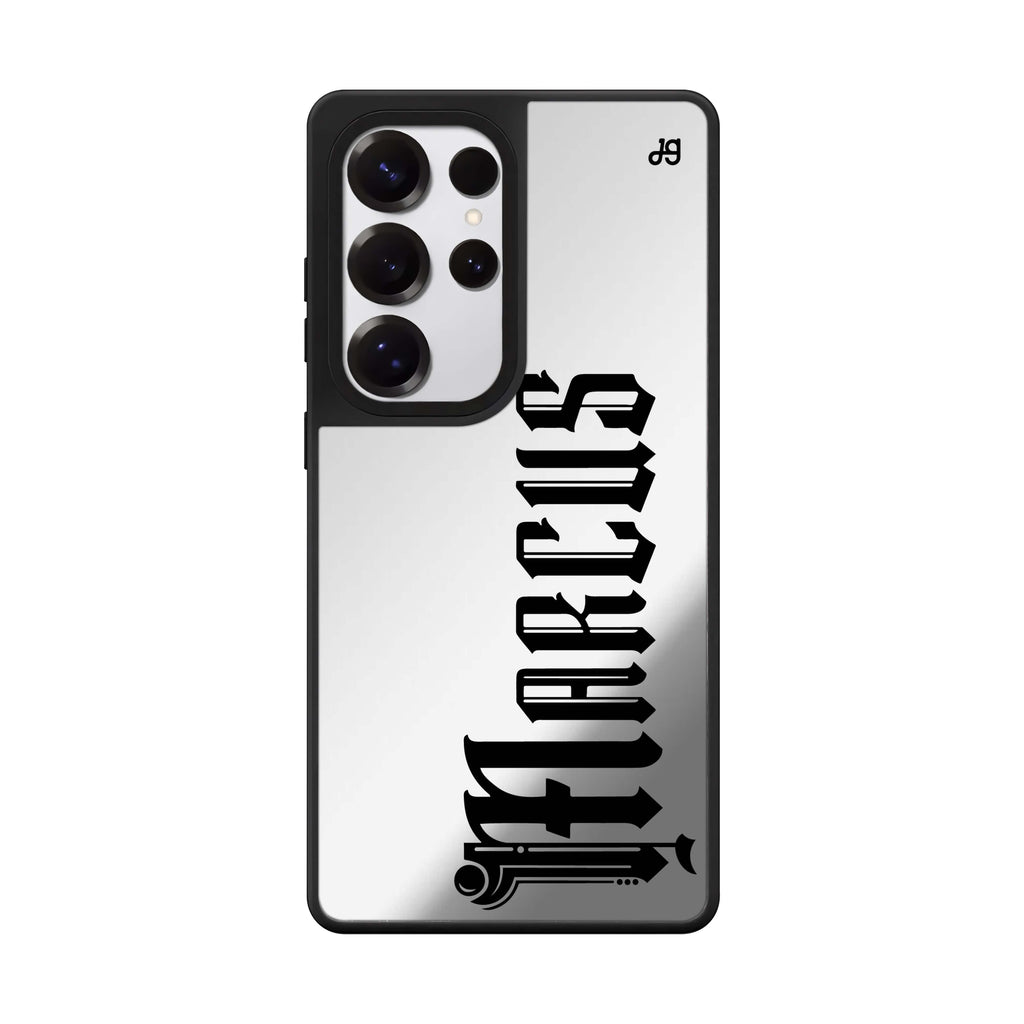 Custom Custom 4 Samsung Galaxy S25 S24 S23 Ultra mirror case, front view