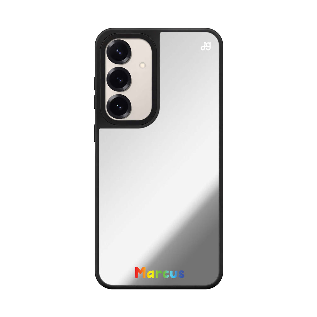 Custom name Custom Style 5 Samsung Galaxy mirror case front view
