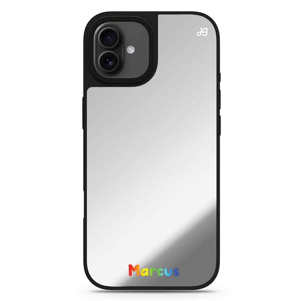 Custom design 5 personalized name iPhone 17 mirror case